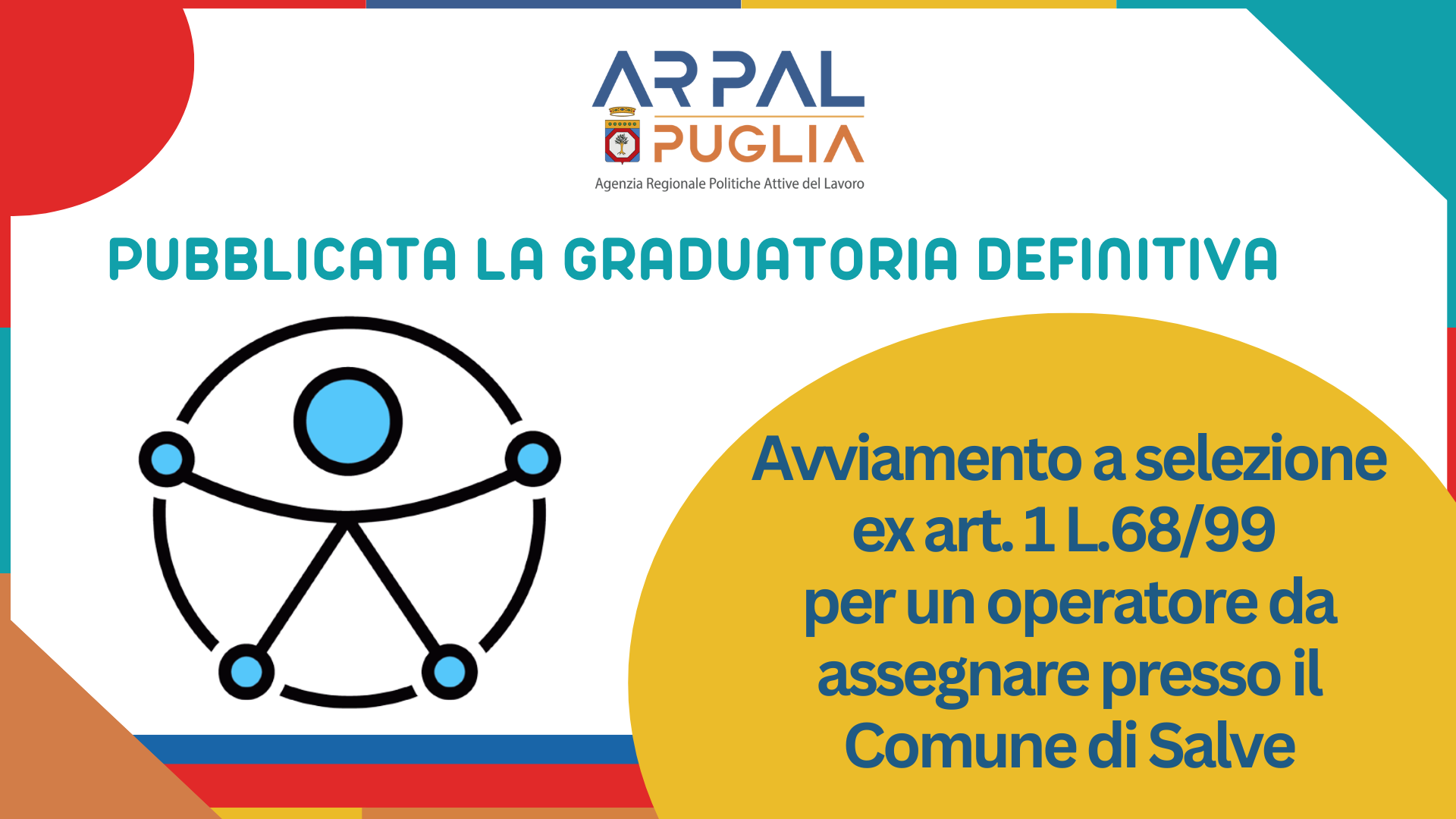Comune di Salve, graduatoria definitiva per l'avviamento a selezione